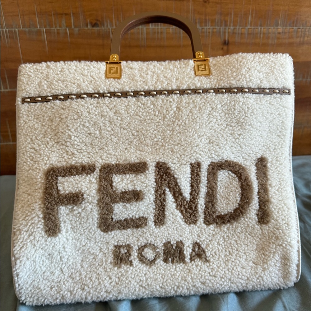 Fendi sherpa tote bag
